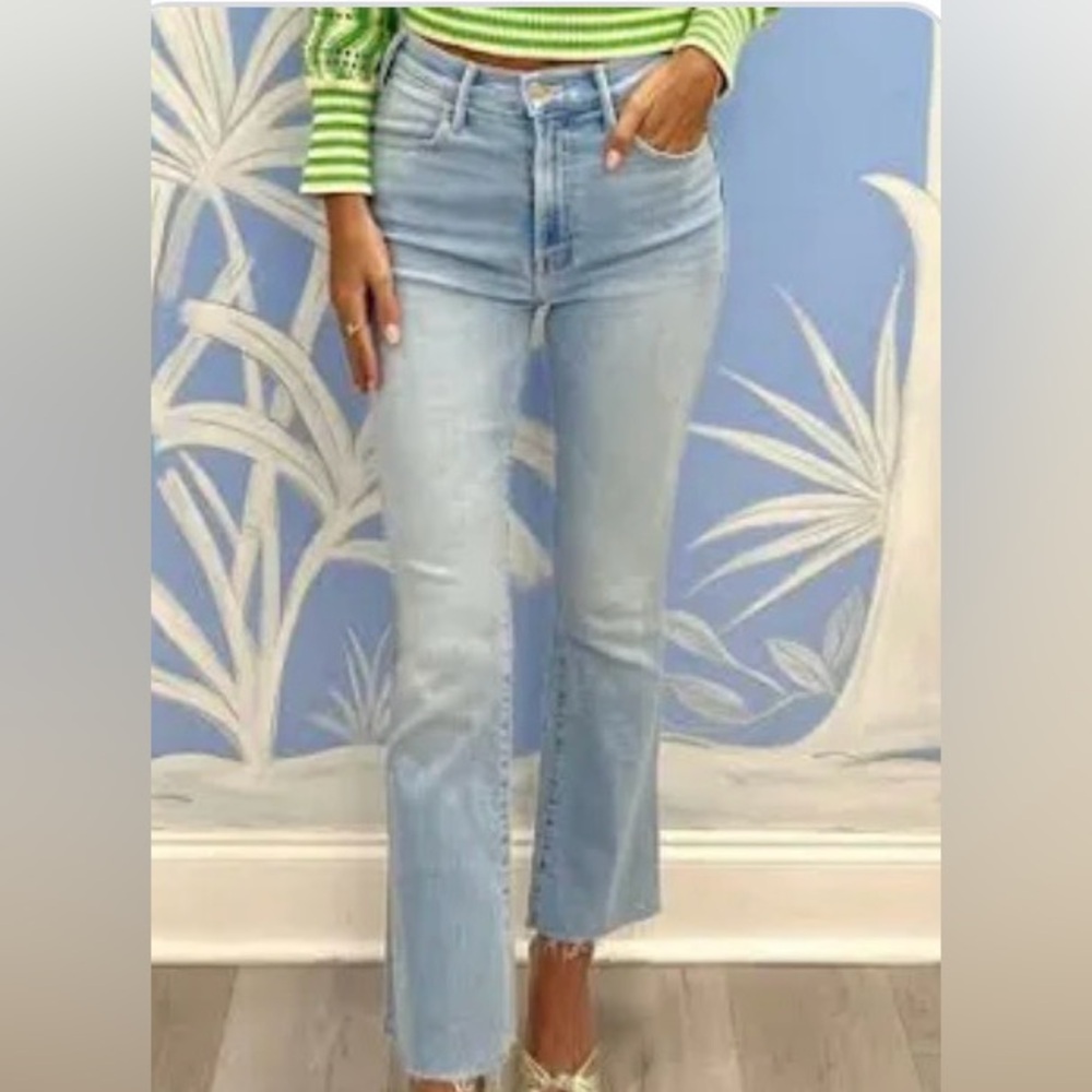 MOTHER Hustle Ankle Fray Jeans